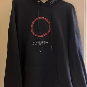 Kendrick Lamar 2017 DAMN. Tour Black hoodie